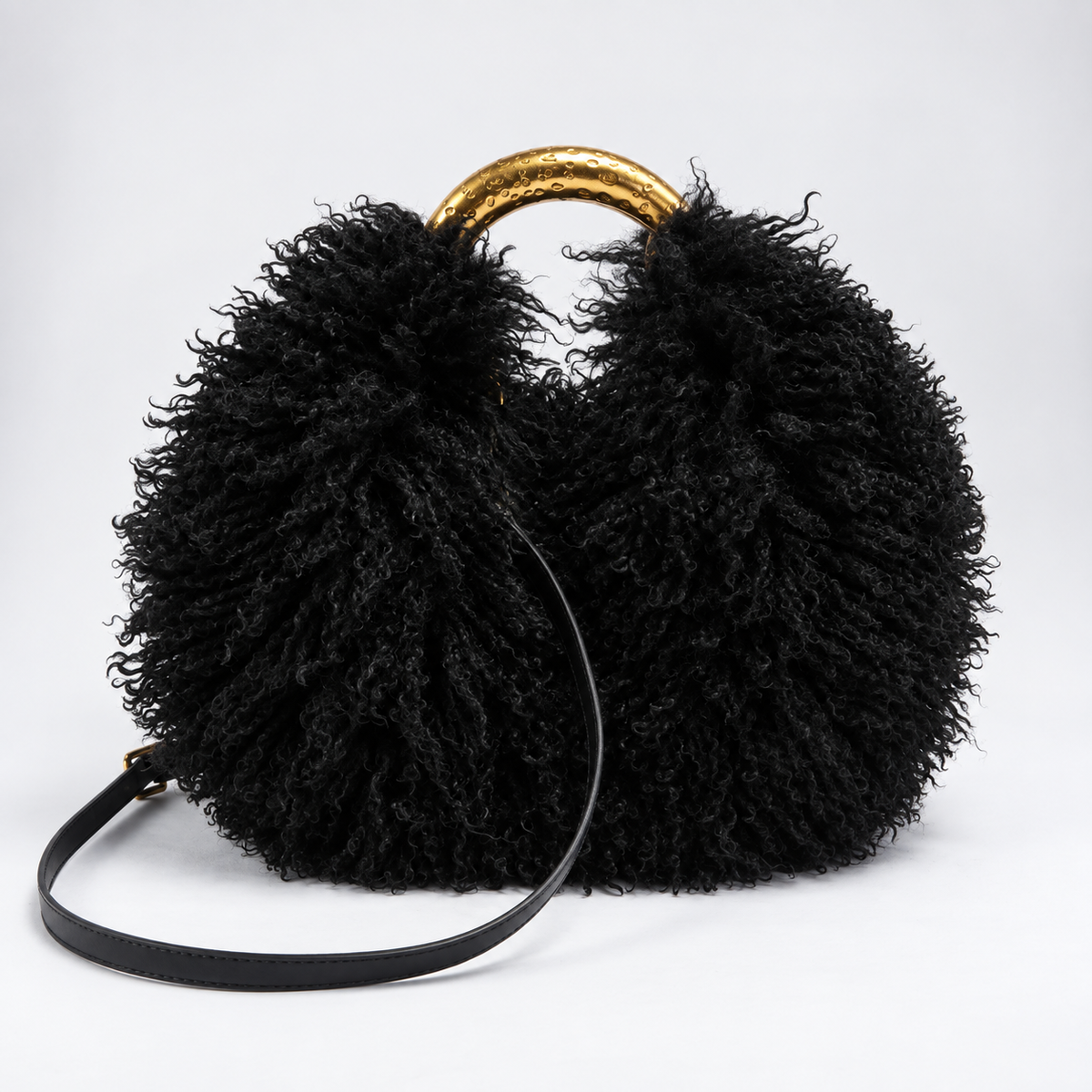 Orlina Fluffy Faux Fur Bag