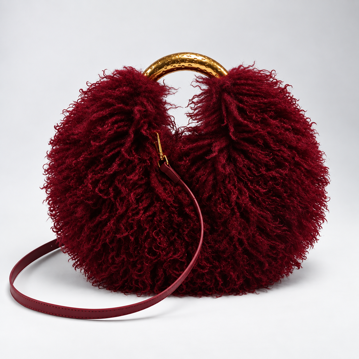 Orlina Fluffy Faux Fur Bag