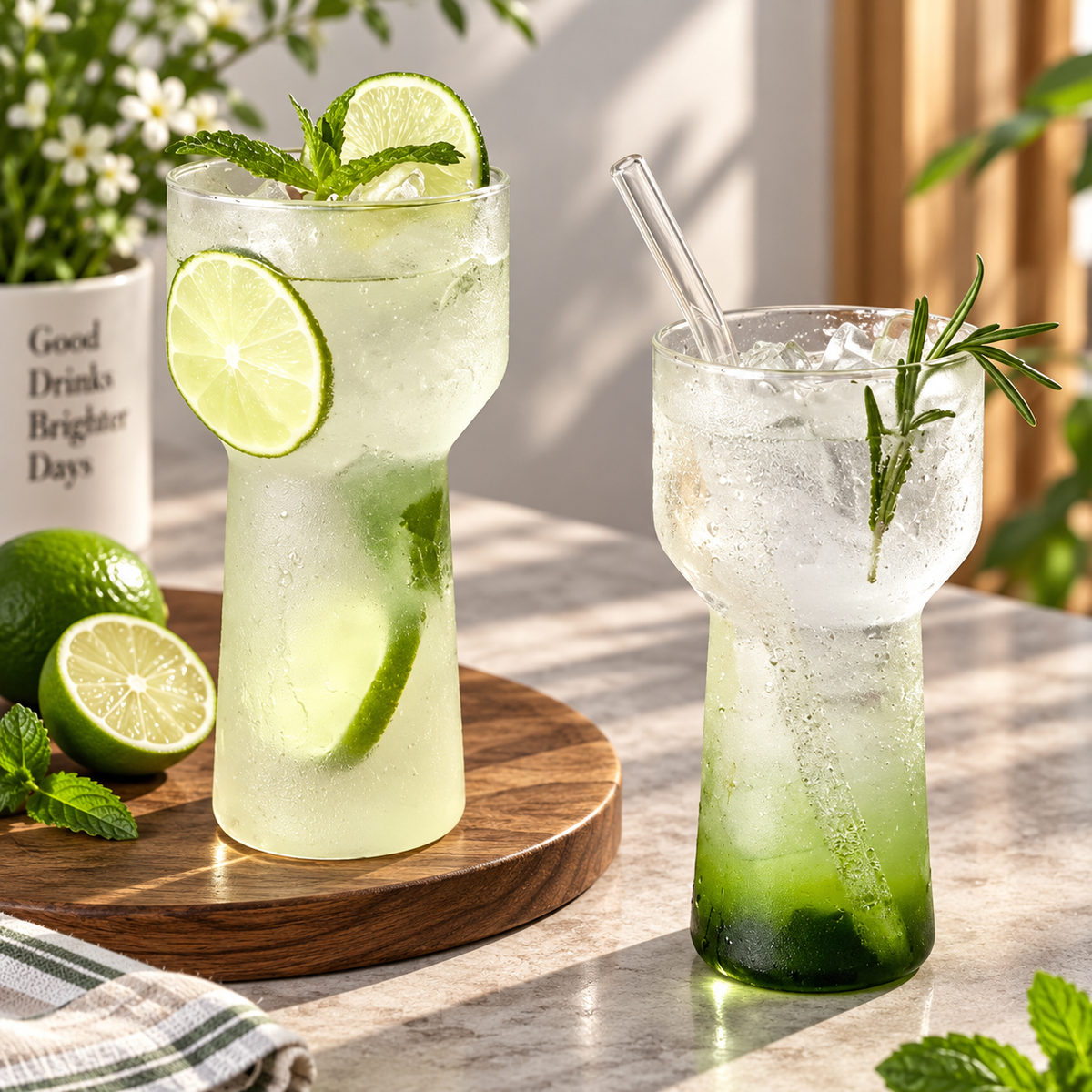 Lumi Tall Highball Glass – Heat-Resistant Glass Tumbler