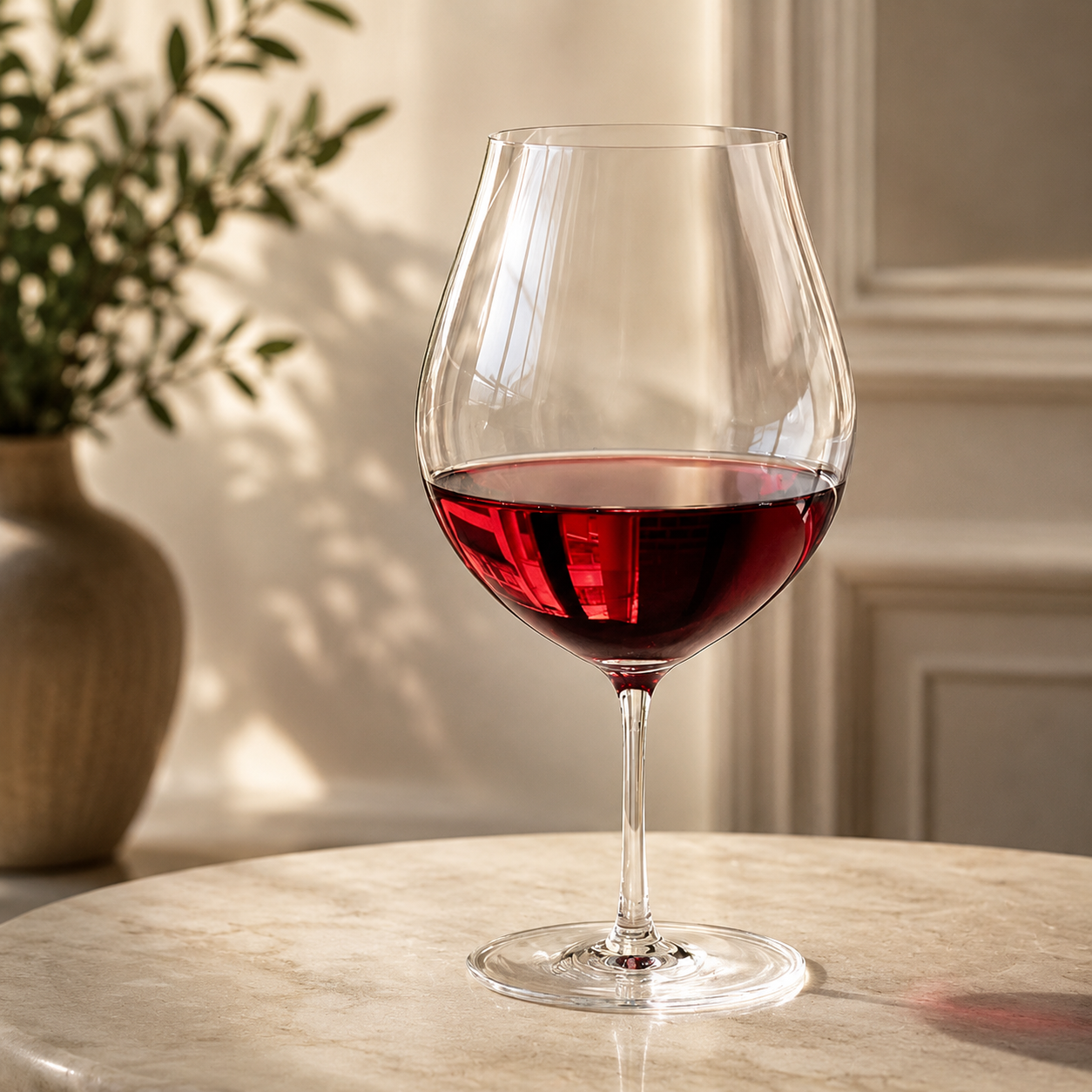 Vintner Collection Handcrafted Crystal Tulip Wine Glass – Premium White, Rosé & Sparkling Wine Goblet