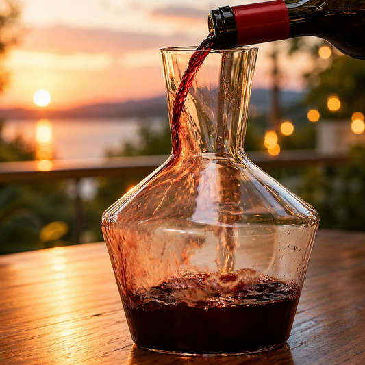 Vintner Collection Handcrafted Crystal Wine Decanter 1450ml – Premium Red Wine Carafe